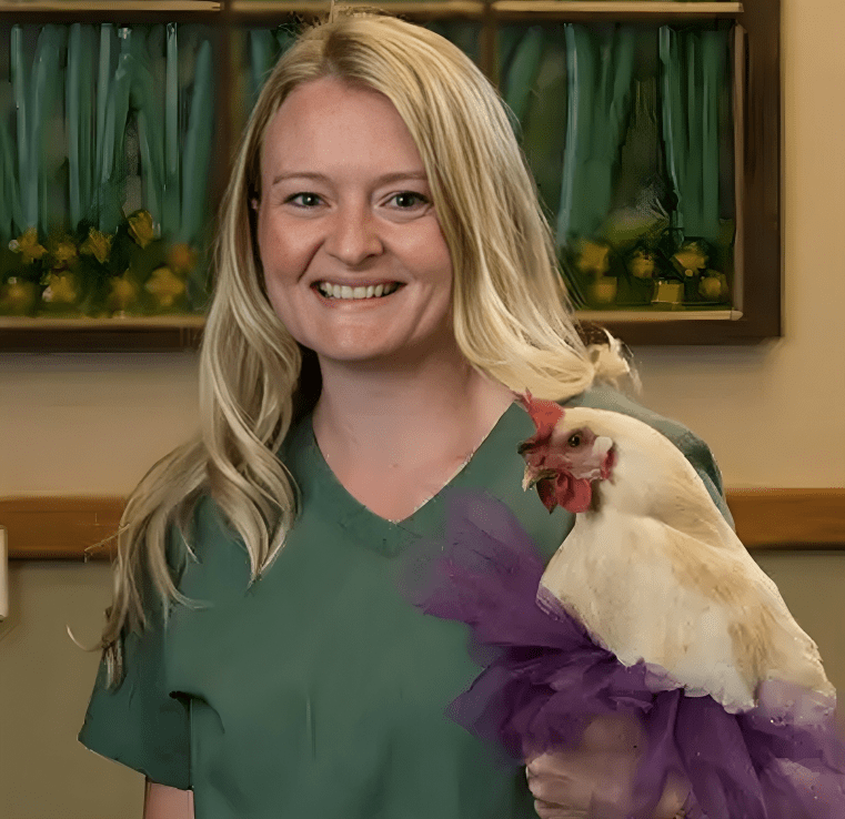 Angie Hanson, veterinary assistant at Lakewood Animal Hospital
